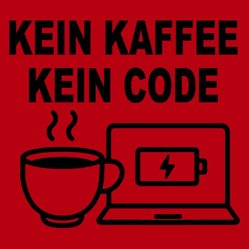 Kein Kaffee Kein Code - Conception de programmeur amusant