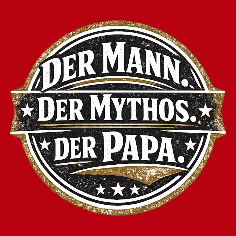 Der Mann Der Mythos Der Papa Geschenk