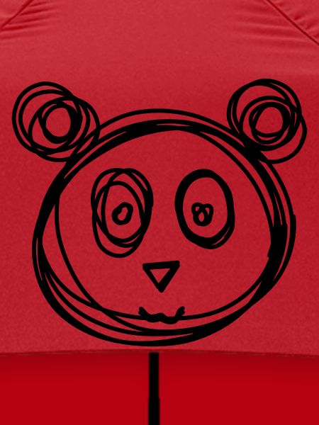 Panda handgezeichnet