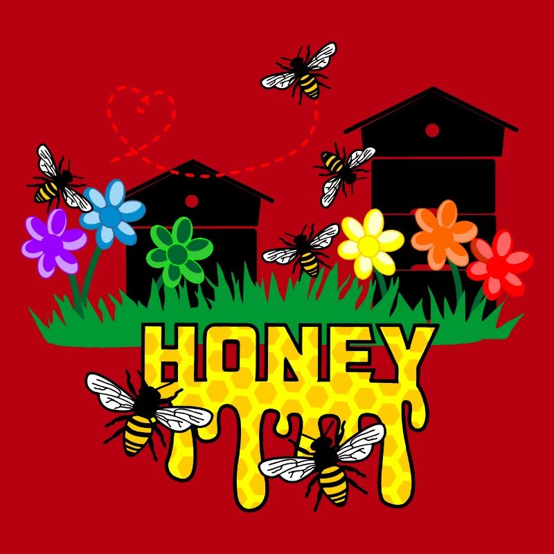 Honiggewächshäuser oder Bienenstöcke mit Bienen