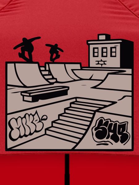 Skatepark Rampe Illustration