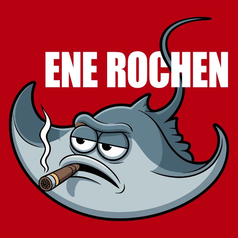Ene Rochen Raucher Spruch Zigarette Kippe Rauchen