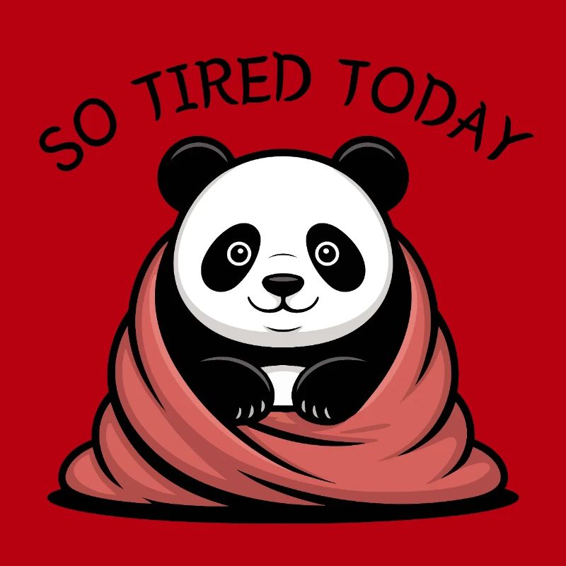 Panda Cuddle Dream Under Blanket