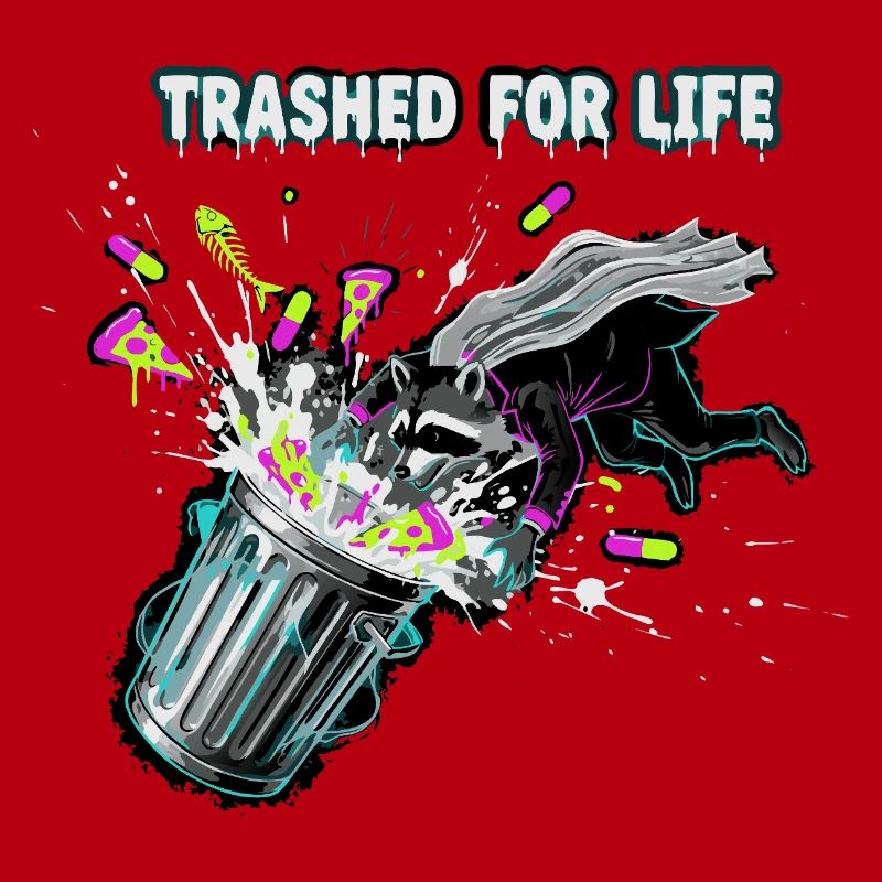 Trashed for Life Waschbär