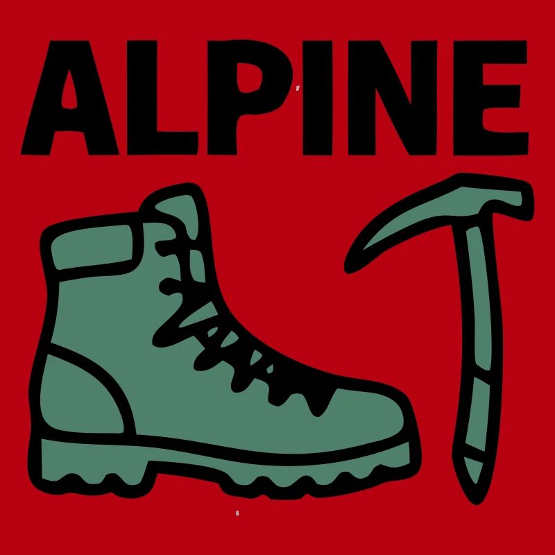 Wanderschuh Eispickel Alpine Bergsteigen Klettern