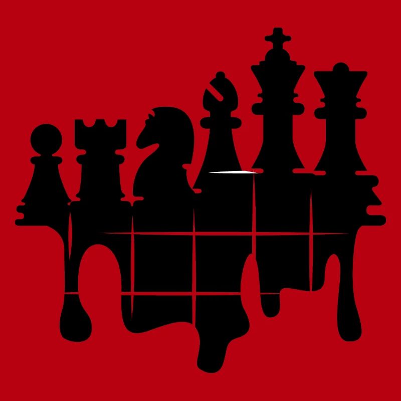 Chess Graffiti Chess Set Figures Knight rook