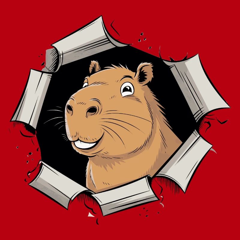 Capybara Comic – Peaceful Breakthrough