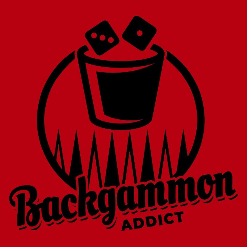Backgammon Addict | Board Game | Gift