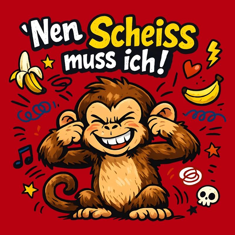 Nen Scheiss muss ich Affe