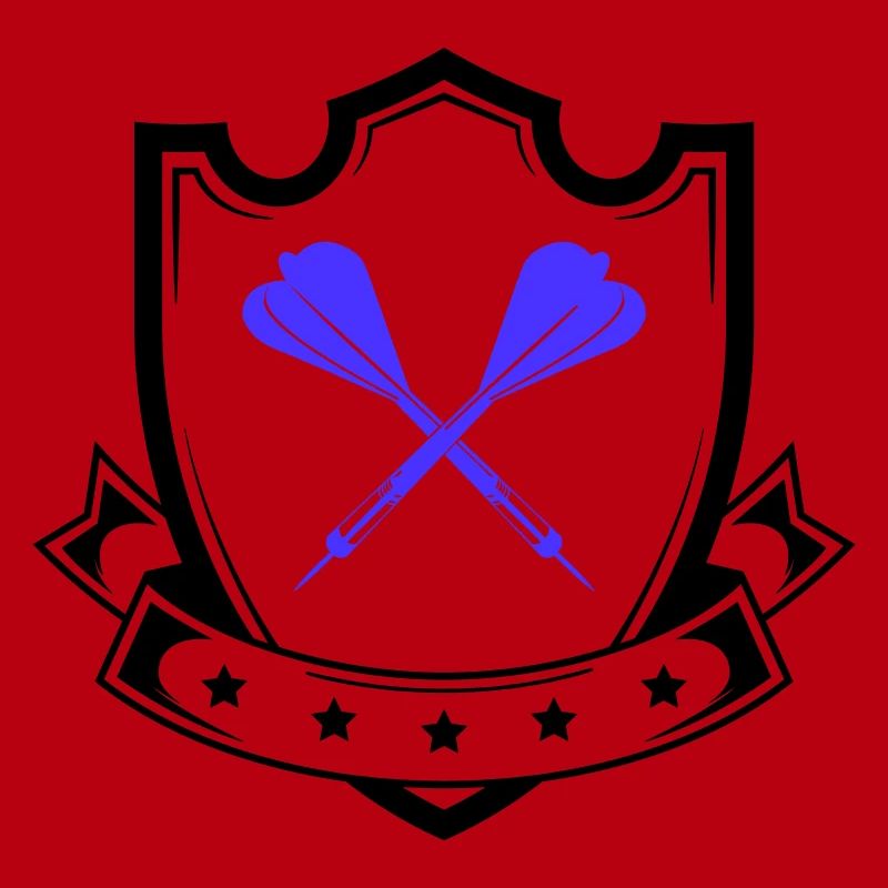 Conception de fléchettes Croix Bleue