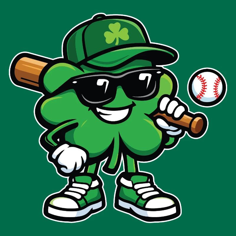 Baseball Shamrock St Patrick’s Irish