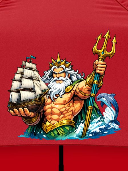 Neptun mit Seegelschiff