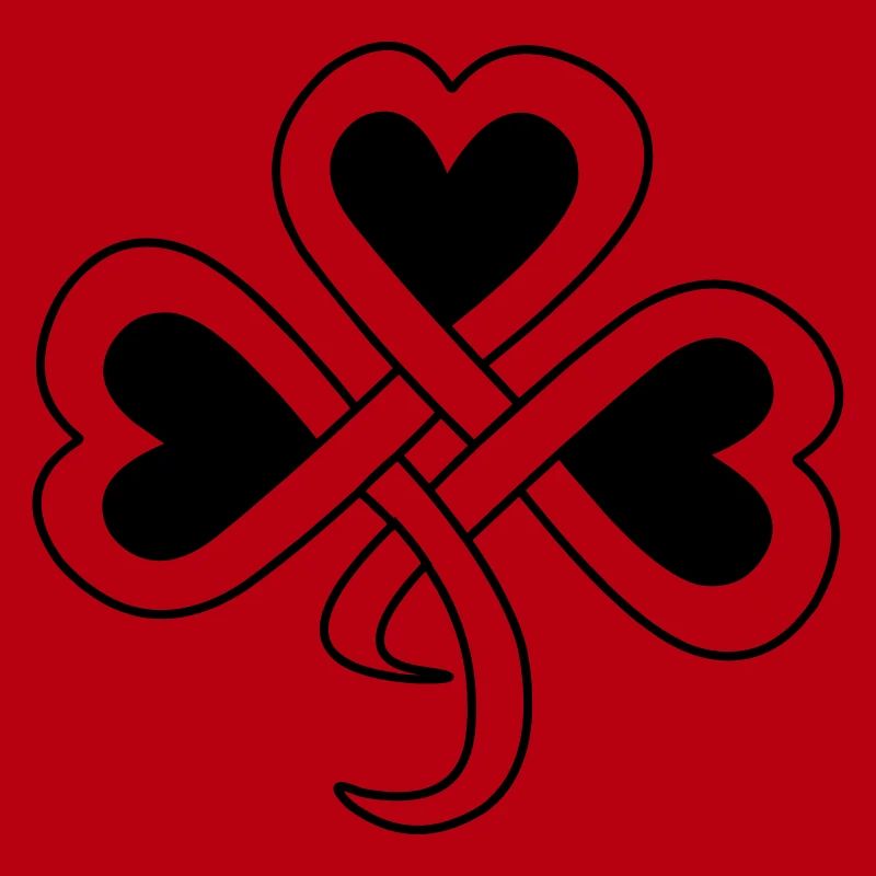 Teinte vectorielle de trèfle celtique