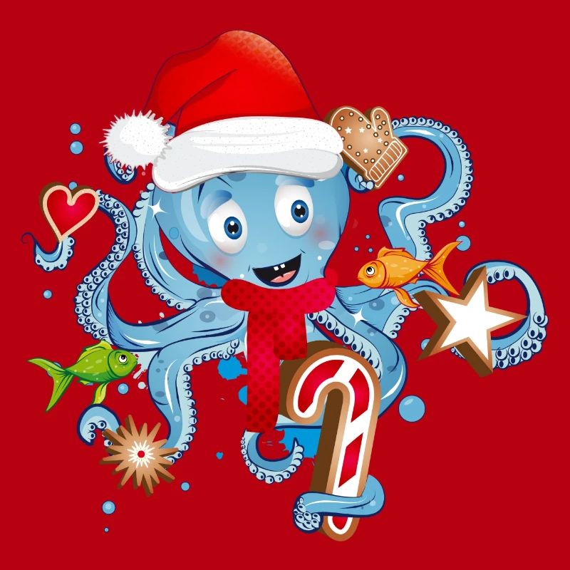 Octopus s’amuse et des biscuits pour Noël