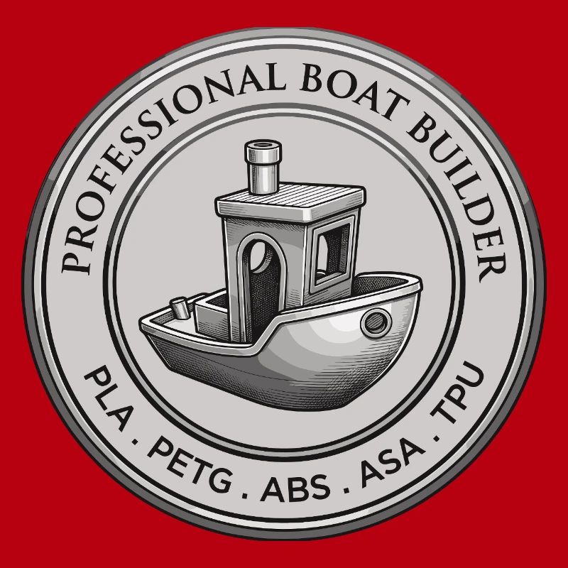 Constructeur professionnel de bateaux – Emblème d’impression 3D