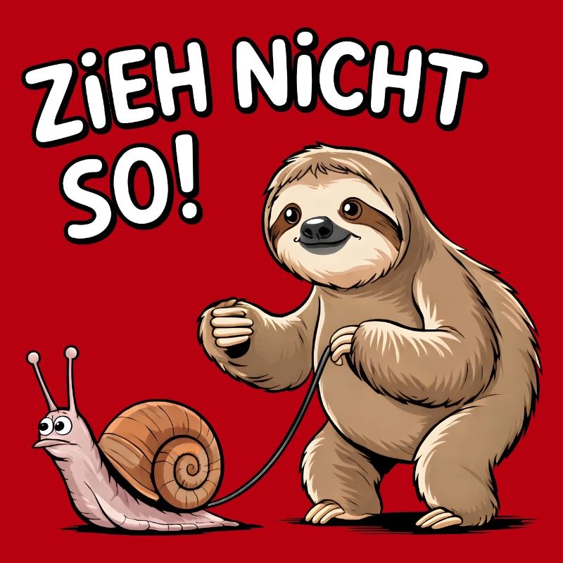 Don't pull so sloth snail