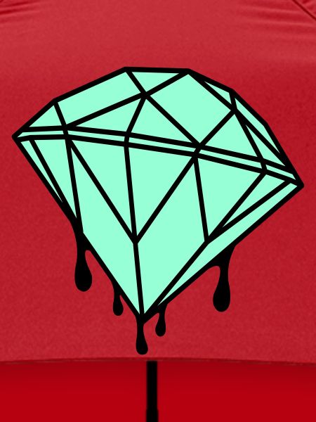 Geometrischer Mint-Diamant