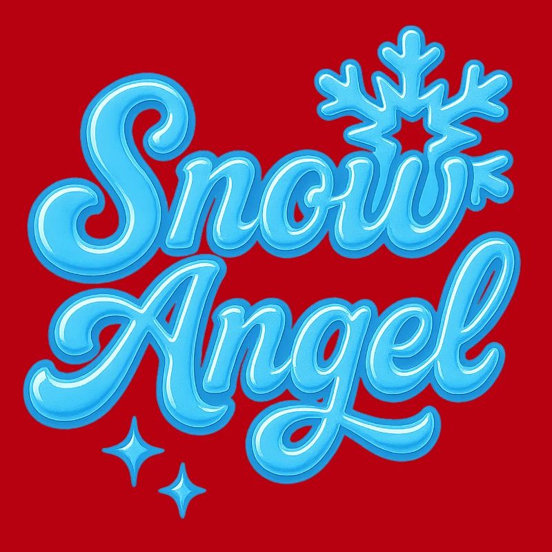 snow angle / y2k statement design 