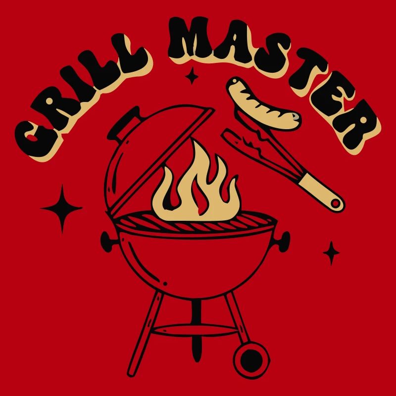 Funny Grill Master BBQ Dad