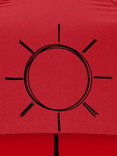 Sonne handgezeichnet