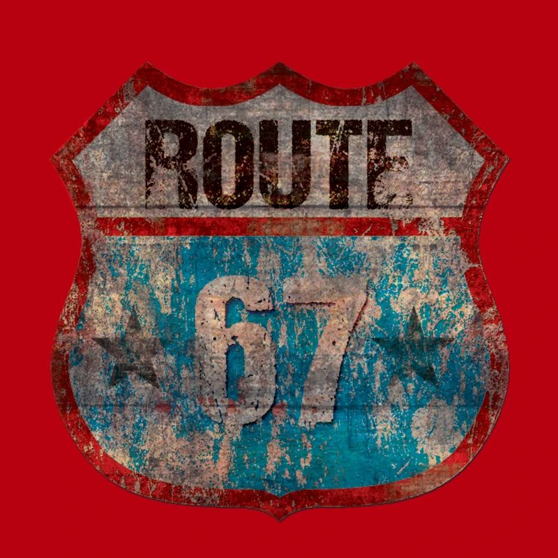 Conception rustique du bouclier de la Route 67