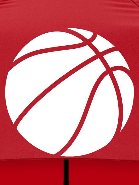 Basketball logo white