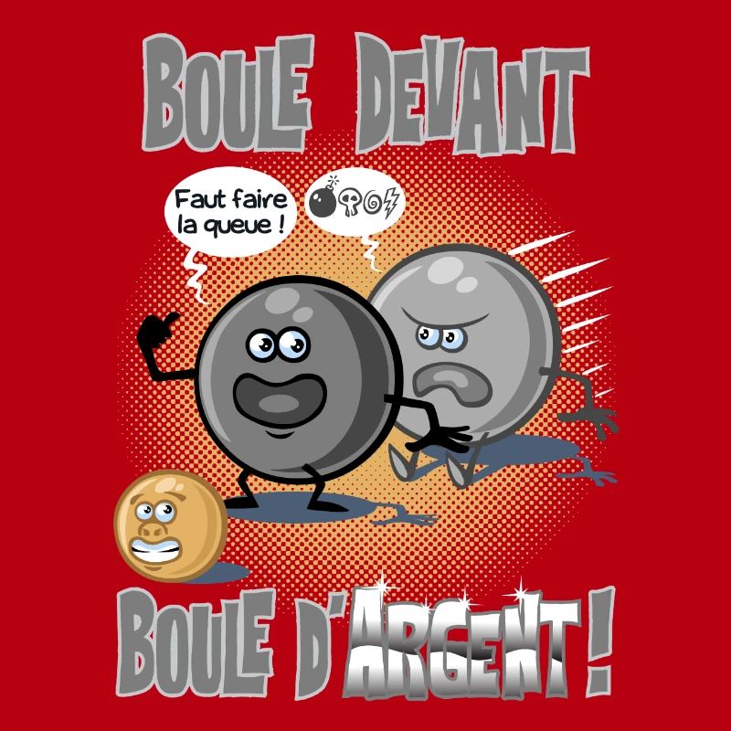 Boule devant boule d'argent