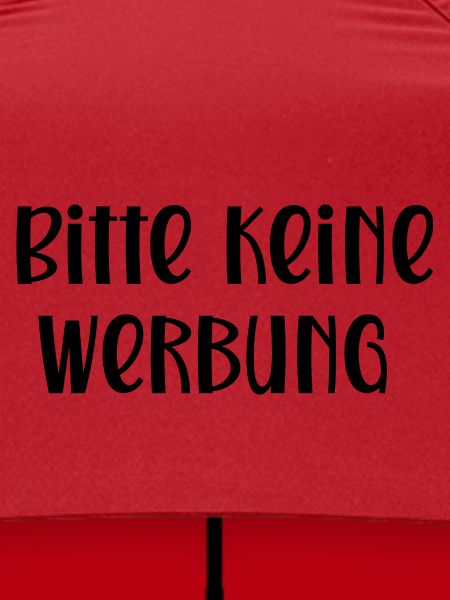 Bitte keine Werbung