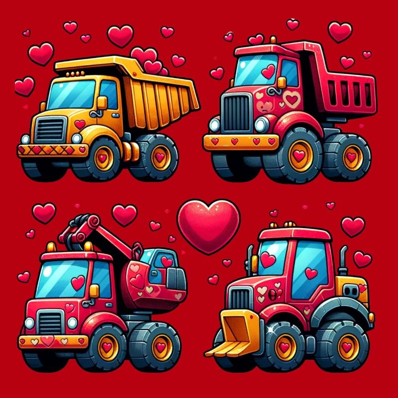 Tiny Builders' Affection - Construction T-Shirt