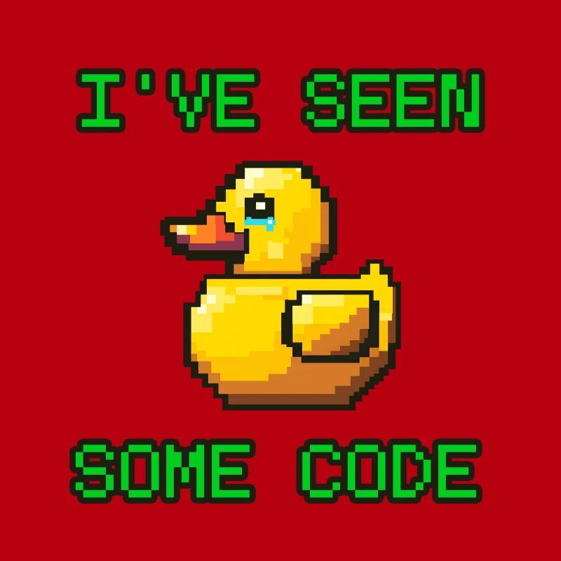 Pixel Duck I’ve Seen Some Code