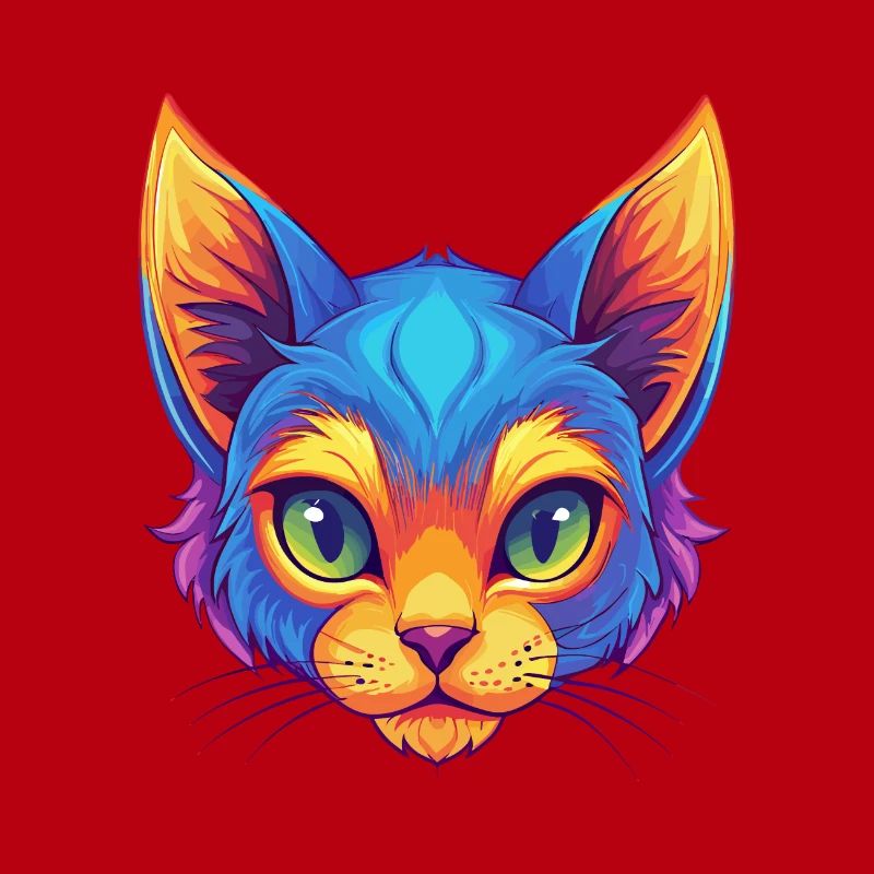 Chat Pixie Bob Race de chat Dessin animé Kawaii Animal de compagnie