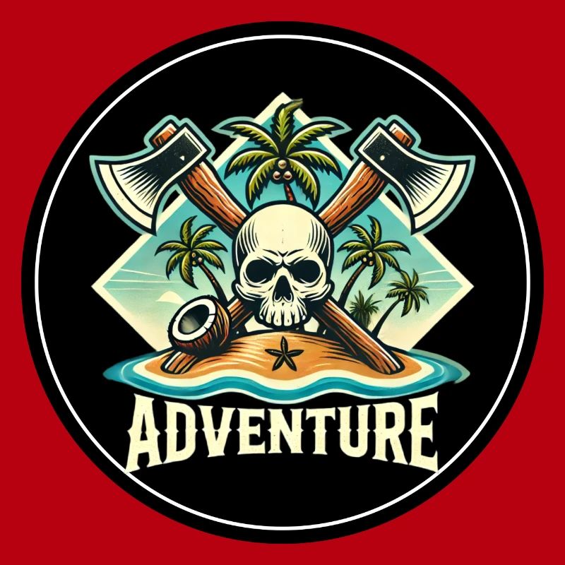 Abenteuer Skull Insel Patch