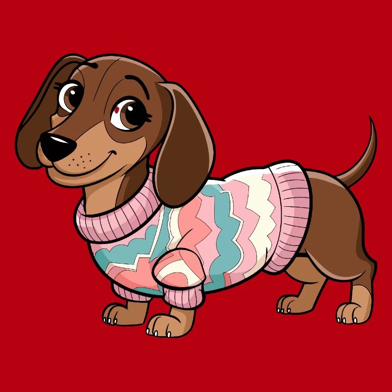 Pull douillet teckel