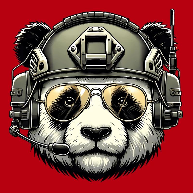 Panda Militär Armee Design