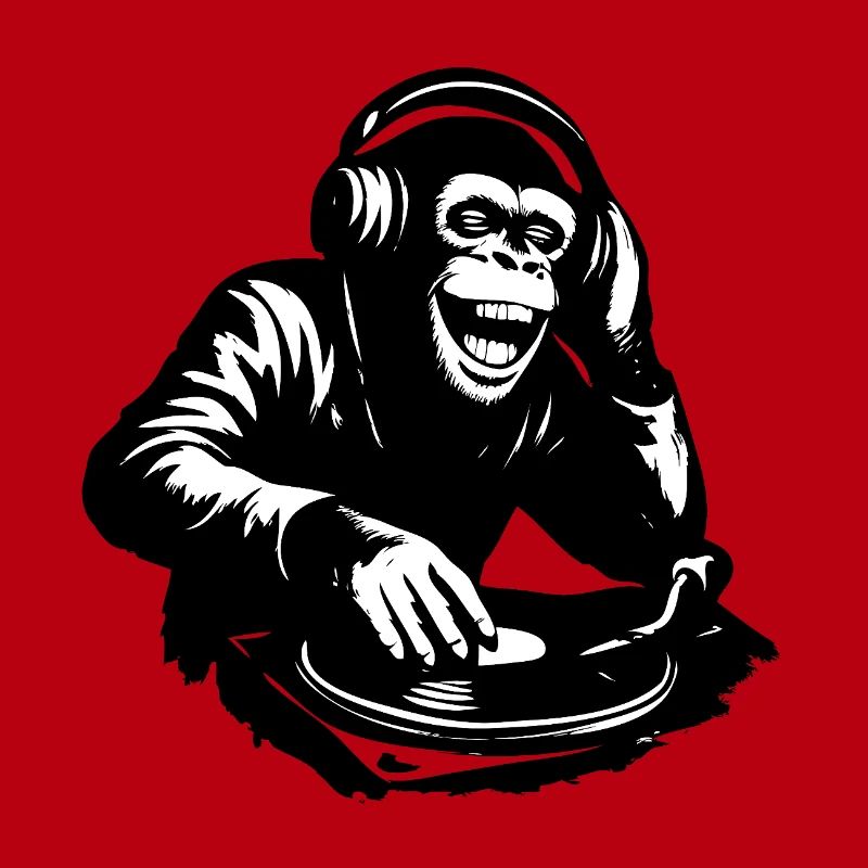 DJ The Monkey Dance Banksy Style
