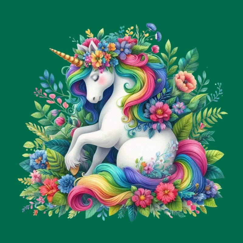 Rainbow Mane Unicorn Bloom