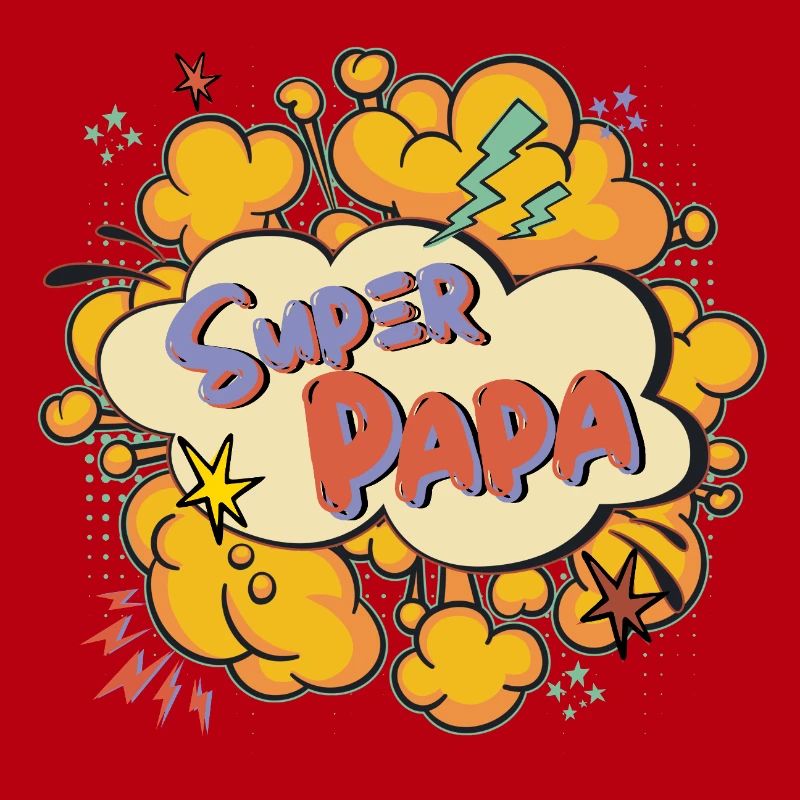 Super Papa Comic Explosion