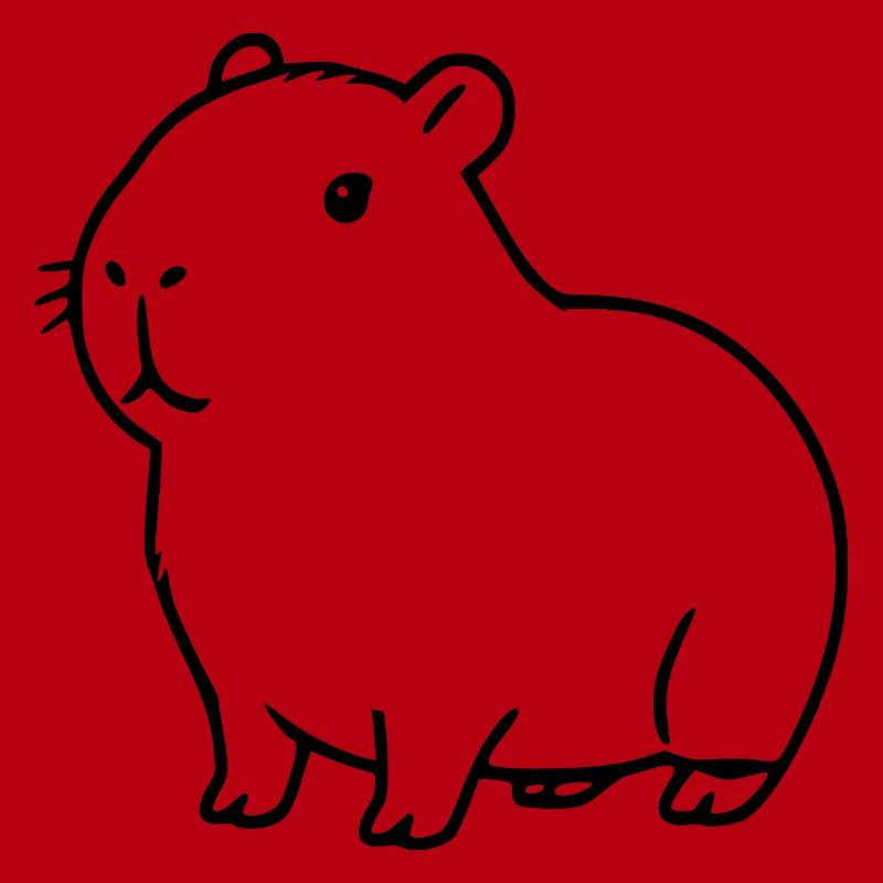 Capybara capybara noir