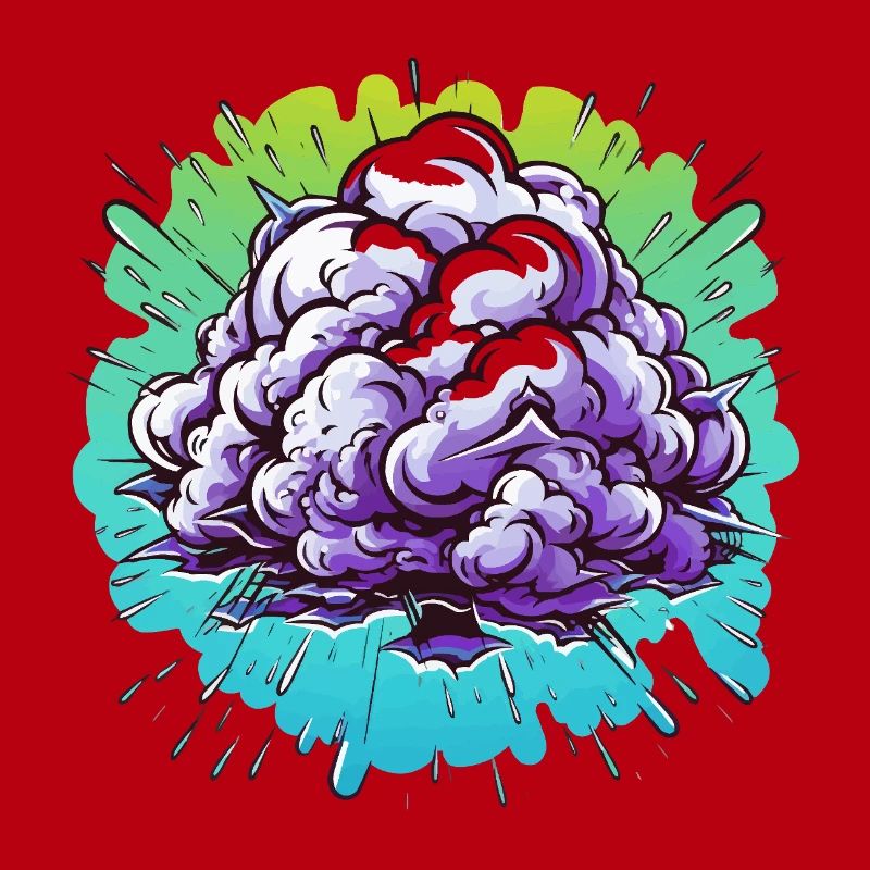 Explosion de la Boule de Brume Violette