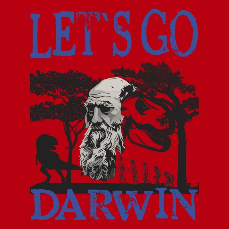 Charles Darwin Evolution textile Geschenkidee