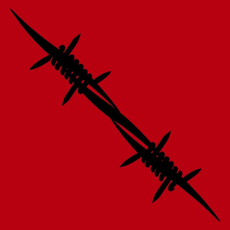 Barbed wire coupling piece