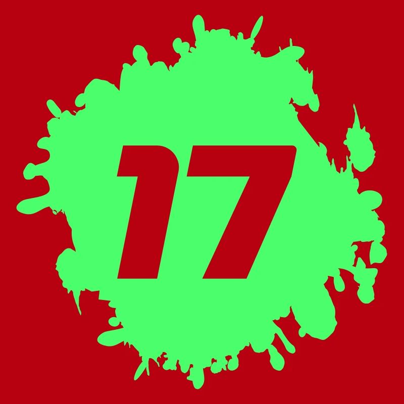 Éclaboussures de vert néon 17