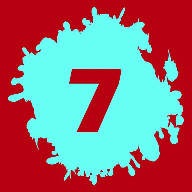 Cyan Splash Nummer 7