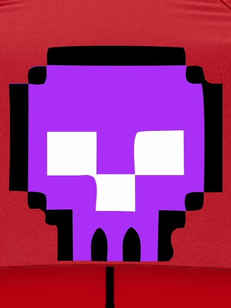 Pixel Skull Game Over