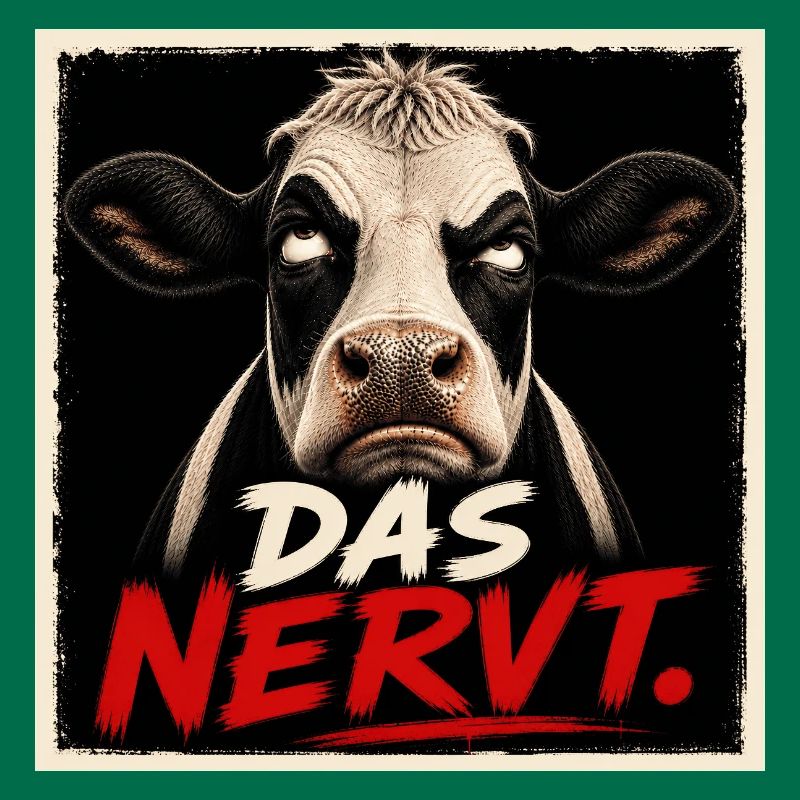 Das nervt - Kuh T-Shirt – Statement oder Geschenk