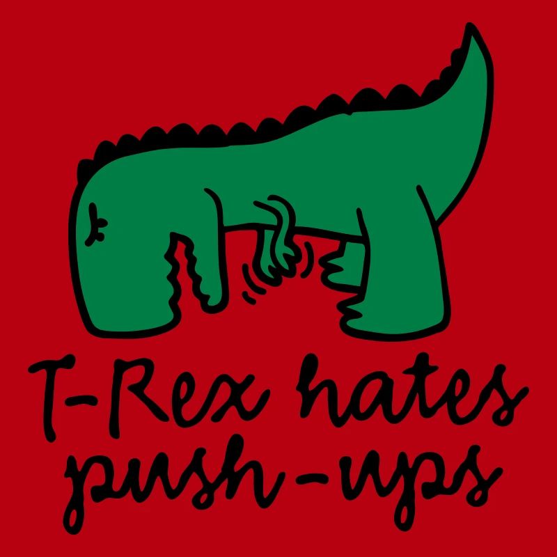 T-Rex déteste push-ups