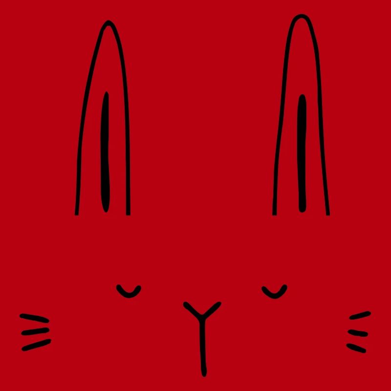 Bunny rabbit face face gift idea