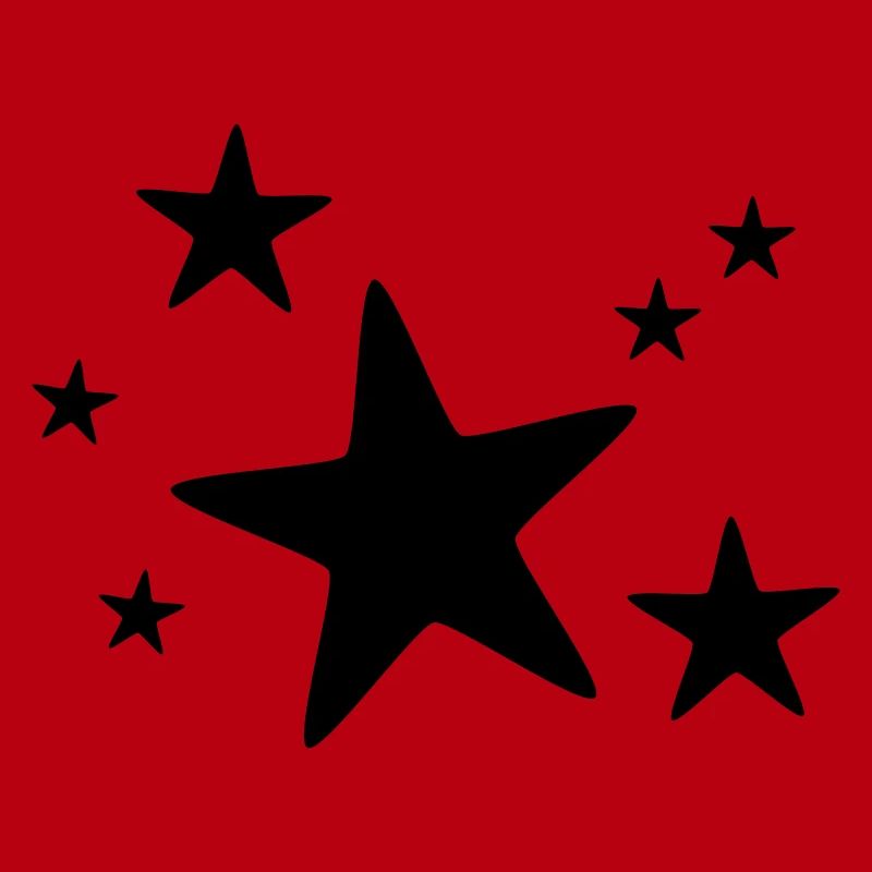 Sternengruppe einfarbig