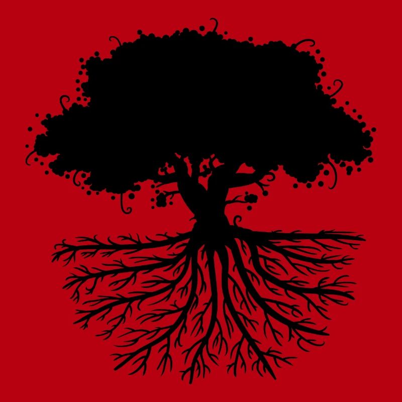 tree roots black