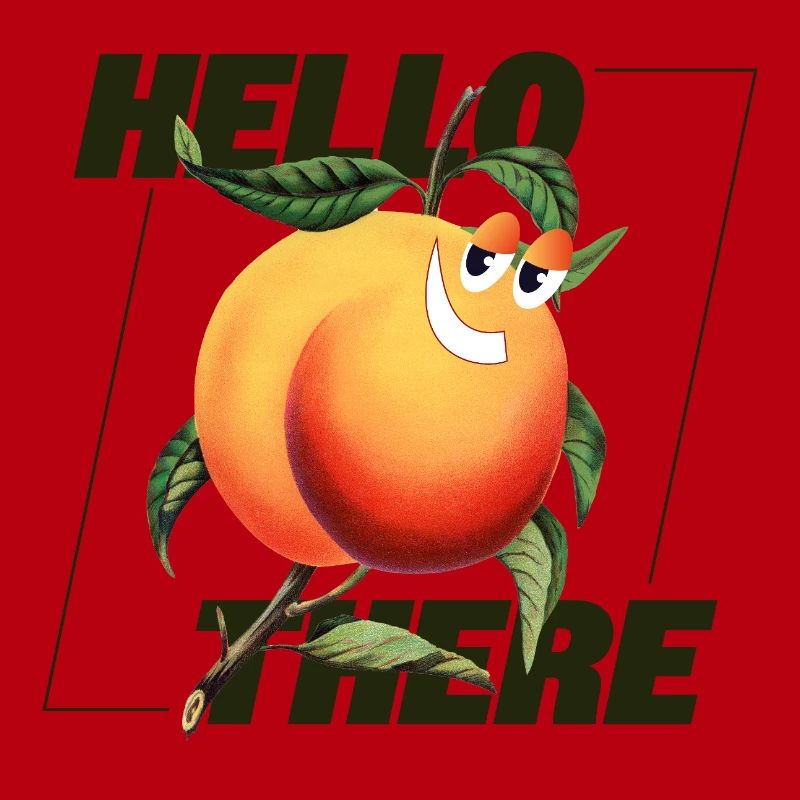 Peach Retro – Déclaration Hello There